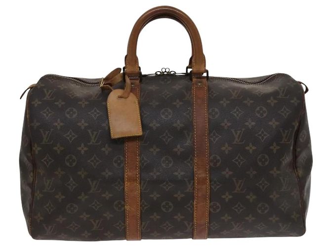 LOUIS VUITTON Monogram Keepall 45 Borsa Boston M41428 LV Auth bs22332 Monogramma - vista 13