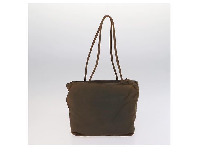 PRADA Borsa a mano in nylon pelle 3 pezzi khaki beige Auth bs22539 Cachi - vista 11
