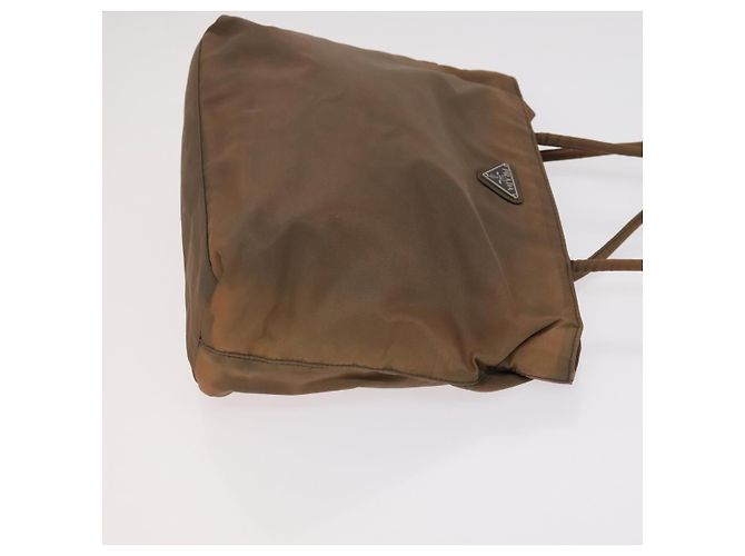PRADA Borsa a mano in nylon pelle 3 pezzi khaki beige Auth bs22539 Cachi - vista 12