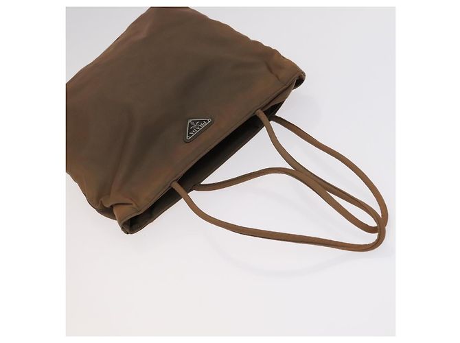 PRADA Borsa a mano in nylon pelle 3 pezzi khaki beige Auth bs22539 Cachi - vista 13