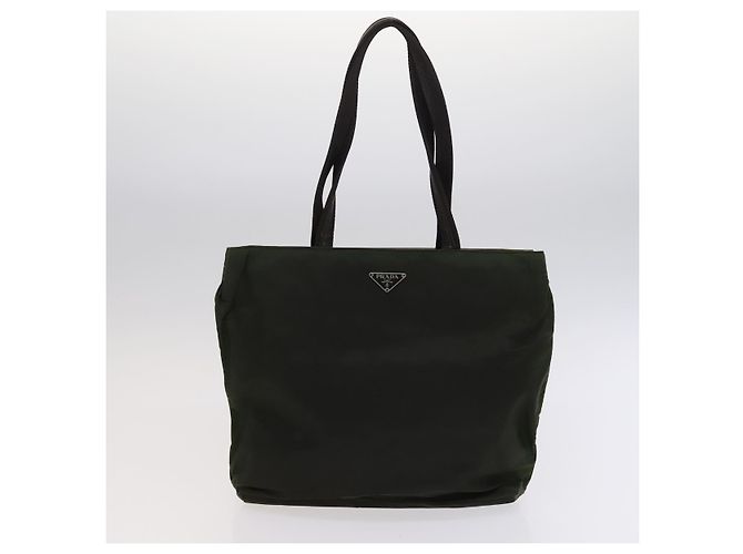 PRADA Borsa a mano in nylon pelle 3 pezzi khaki beige Auth bs22539 Cachi - vista 18