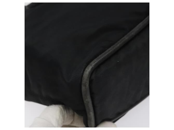 Céline Borsa a spalla CELINE in nylon nero Auth 101065 - vista 14