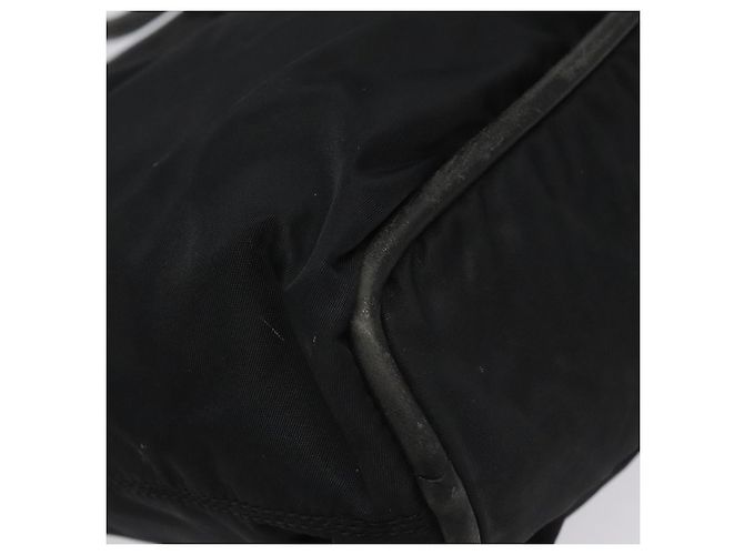 Céline Borsa a spalla CELINE in nylon nero Auth 101065 - vista 16