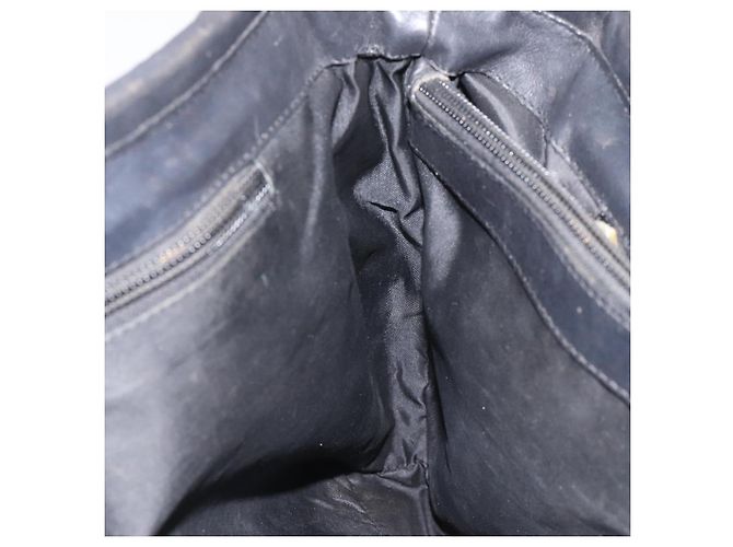 Céline Borsa a spalla CELINE in nylon nero Auth 101065 - vista 19