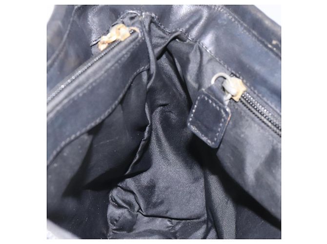 Céline Borsa a spalla CELINE in nylon nero Auth 101065 - vista 20