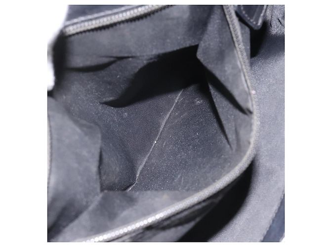 Céline Borsa a spalla CELINE in nylon nero Auth 101065 - vista 24