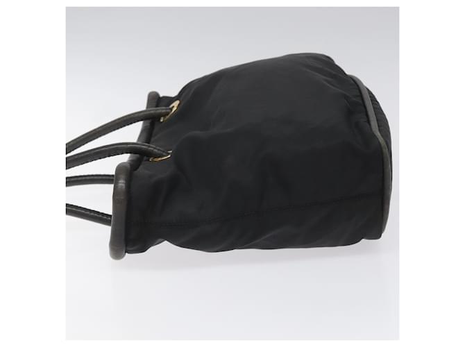 Céline Borsa a spalla CELINE in nylon nero Auth 101065 - vista 4