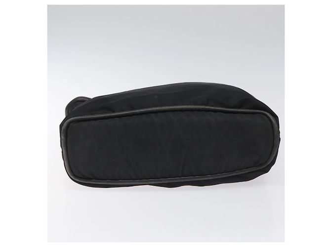 Céline Borsa a spalla CELINE in nylon nero Auth 101065 - vista 5