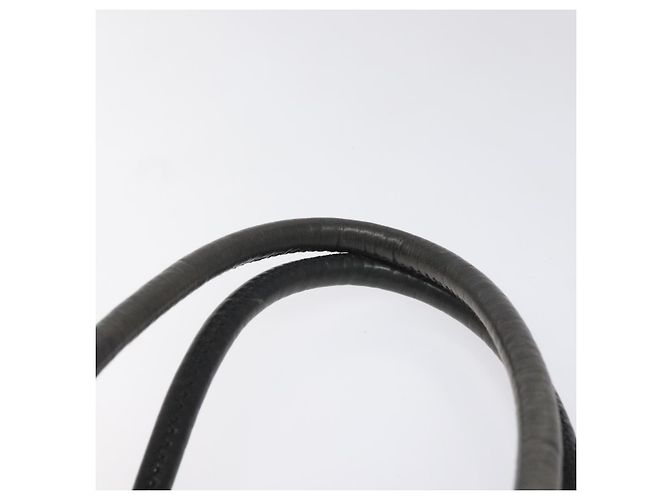 Céline Borsa a spalla CELINE in nylon nero Auth 101065 - vista 8