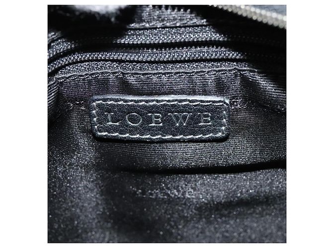 Borsa a Spalla LOEWE in Pelle Nera Auth 114108 Nero - vista 10