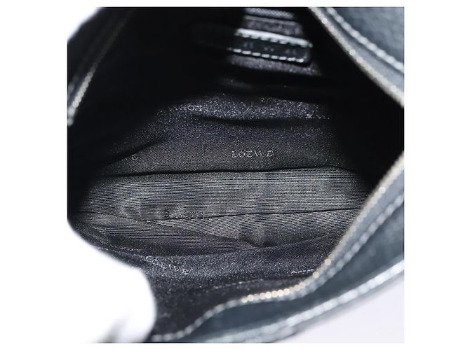 Borsa a Spalla LOEWE in Pelle Nera Auth 114108 Nero - vista 11