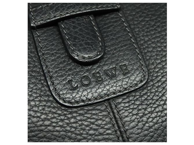 Borsa a Spalla LOEWE in Pelle Nera Auth 114108 Nero - vista 17