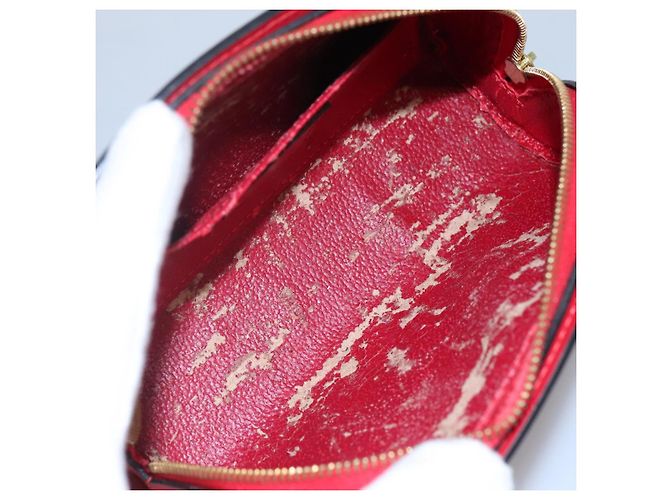 LOUIS VUITTON Epi Dauphine PM Pouch Rosso Castigliano M48447 LV Auth am7748 - vista 10