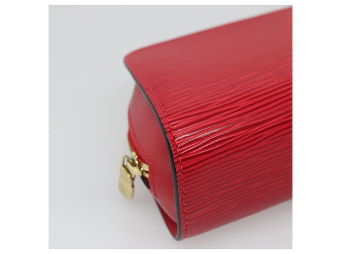 LOUIS VUITTON Epi Dauphine PM Pouch Rosso Castigliano M48447 LV Auth am7748 - vista 14