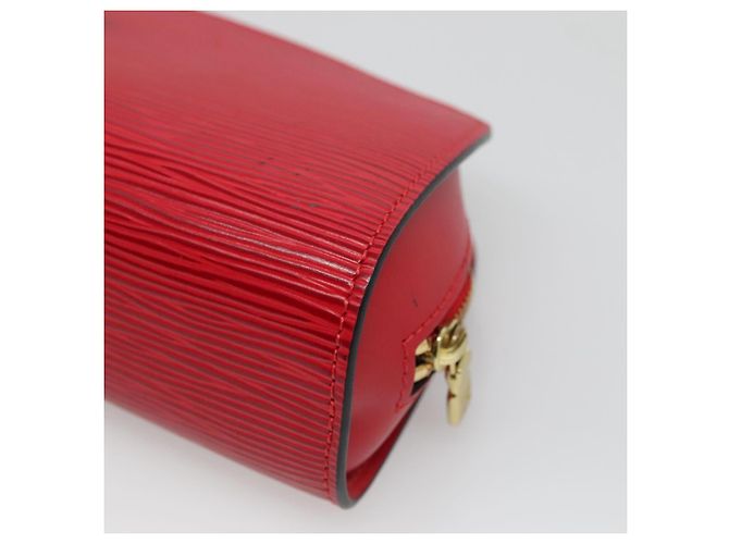 LOUIS VUITTON Epi Dauphine PM Pouch Rosso Castigliano M48447 LV Auth am7748 - vista 15