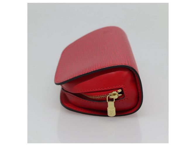 LOUIS VUITTON Epi Dauphine PM Pouch Rosso Castigliano M48447 LV Auth am7748 - vista 3