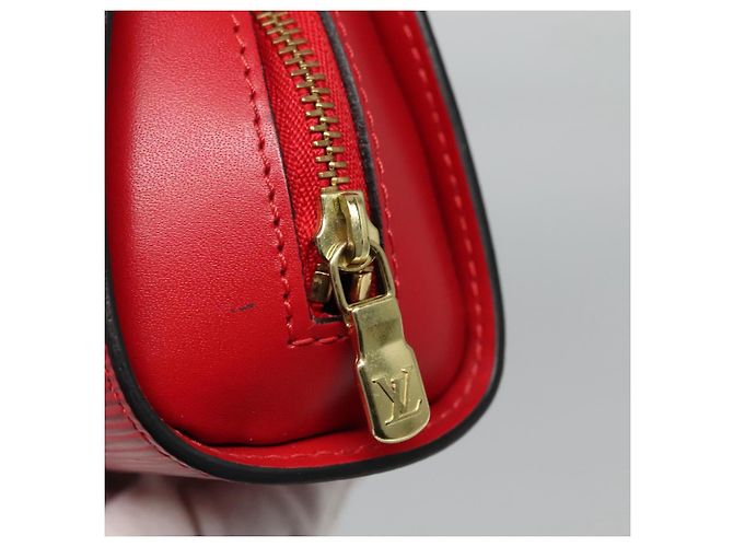 LOUIS VUITTON Epi Dauphine PM Pouch Rosso Castigliano M48447 LV Auth am7748 - vista 8