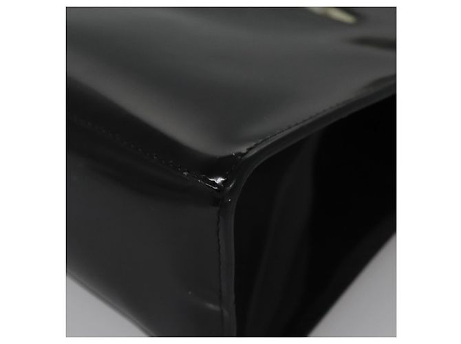 Borsa a mano in pelle nera Salvatore Ferragamo Auth BD145 Nero - vista 14