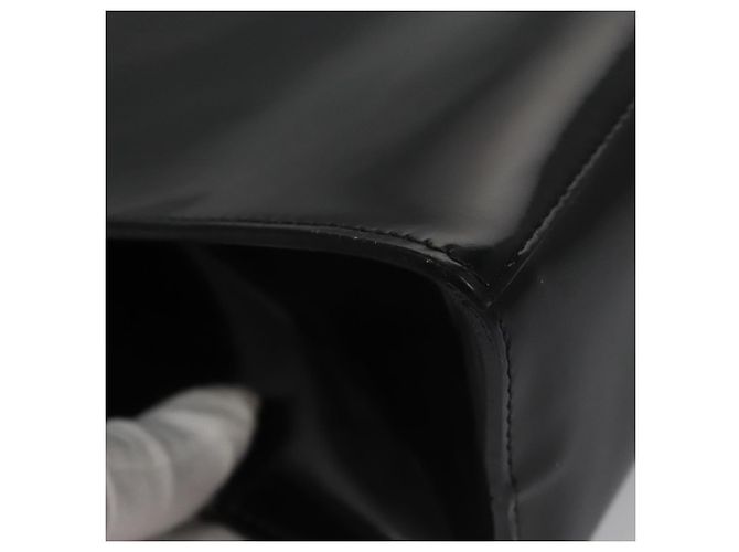 Borsa a mano in pelle nera Salvatore Ferragamo Auth BD145 Nero - vista 15