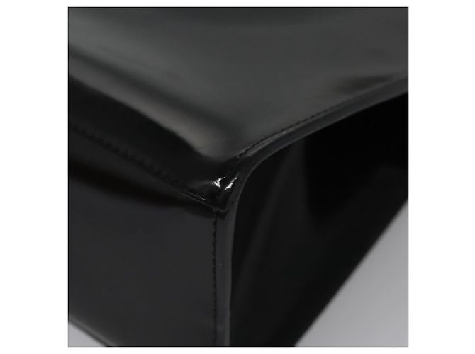 Borsa a mano in pelle nera Salvatore Ferragamo Auth BD145 Nero - vista 16