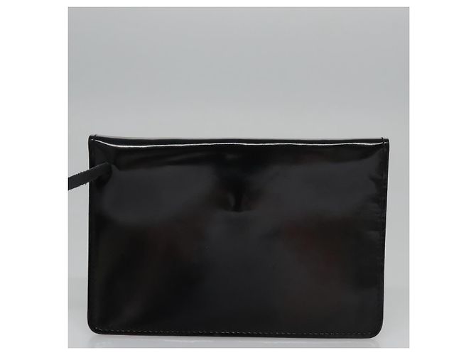 Borsa a mano in pelle nera Salvatore Ferragamo Auth BD145 Nero - vista 19
