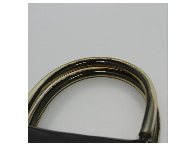 Borsa a mano in pelle nera Salvatore Ferragamo Auth BD145 Nero - vista 8