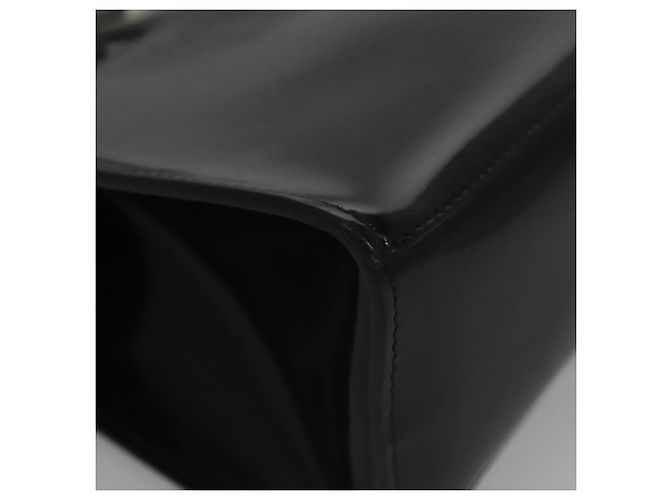Borsa a mano in pelle nera Salvatore Ferragamo Auth BD145 Nero - vista 9