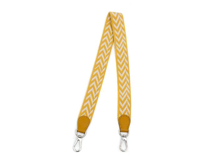 Trim Hermès Charm per borse HERMES T. Pelle Giallo - vista 2