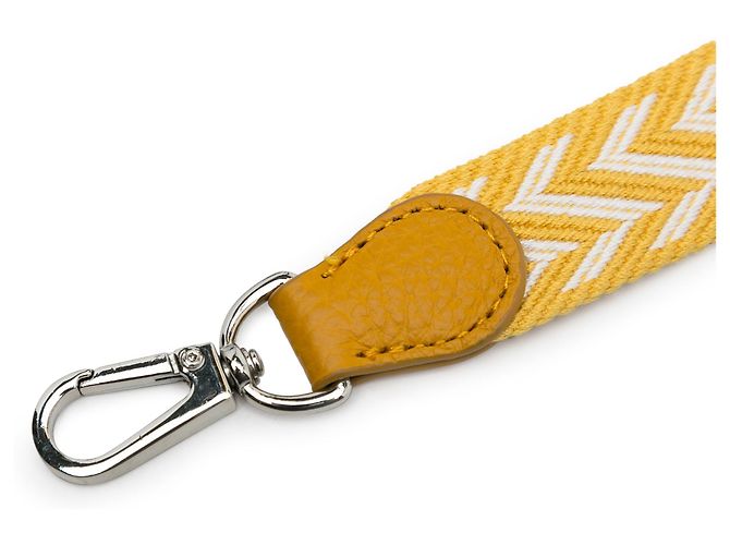 Trim Hermès Charm per borse HERMES T. Pelle Giallo - vista 3