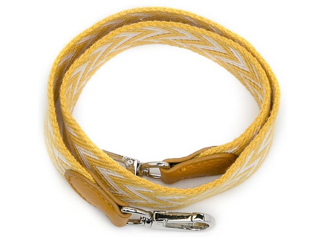 Trim Hermès Charm per borse HERMES T. Pelle Giallo - vista 5