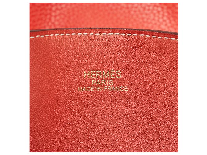 Double sens Hermès Borse HERMES T. Pelle Rosso - vista 6