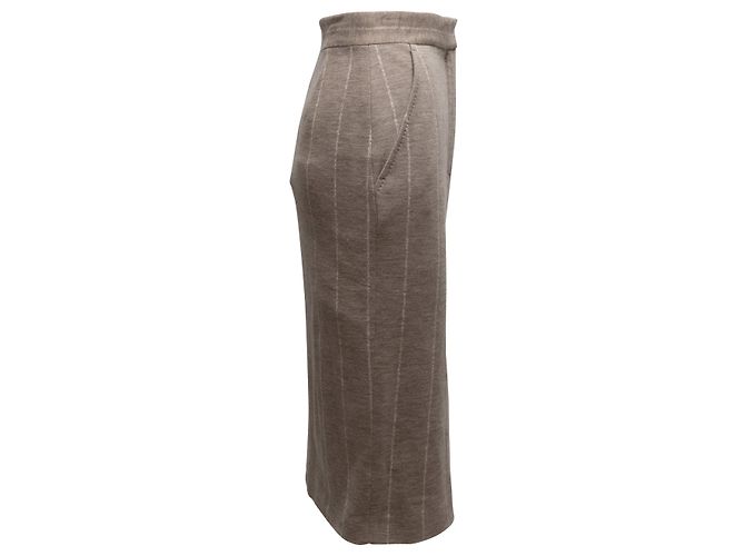 Faldas MAX MARA T.IT 38 Lana Beige - vista 2