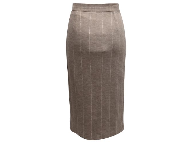 Faldas MAX MARA T.IT 38 Lana Beige - vista 3