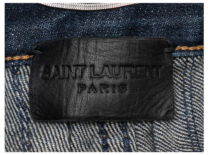 Jeans SAINT LAURENT T.US 26 Denim - Jeans Azul - vista 3