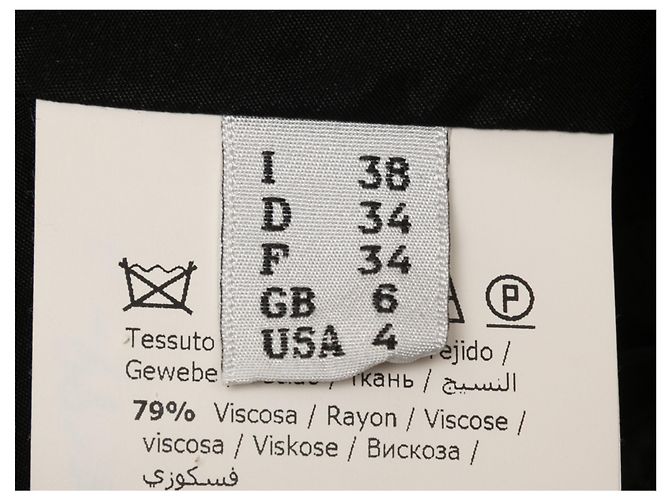 MOSCHINO Kleid T.IT 38 Synthetisch Schwarz - Ansicht 7