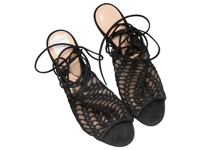 Sandali GIANVITO ROSSI T.EU 42 Tessuto Nero - vista 2