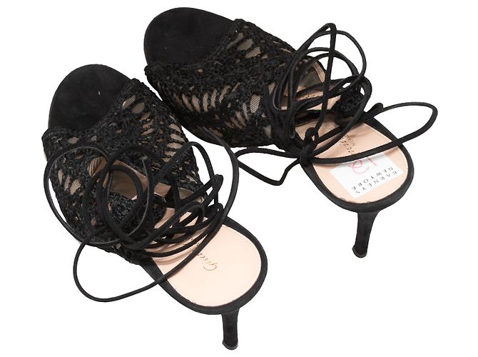 Sandali GIANVITO ROSSI T.EU 42 Tessuto Nero - vista 3