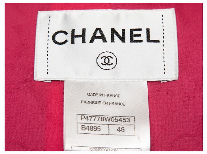 CHANEL Jacken T.FR 46 Synthetisch Grau - Ansicht 4