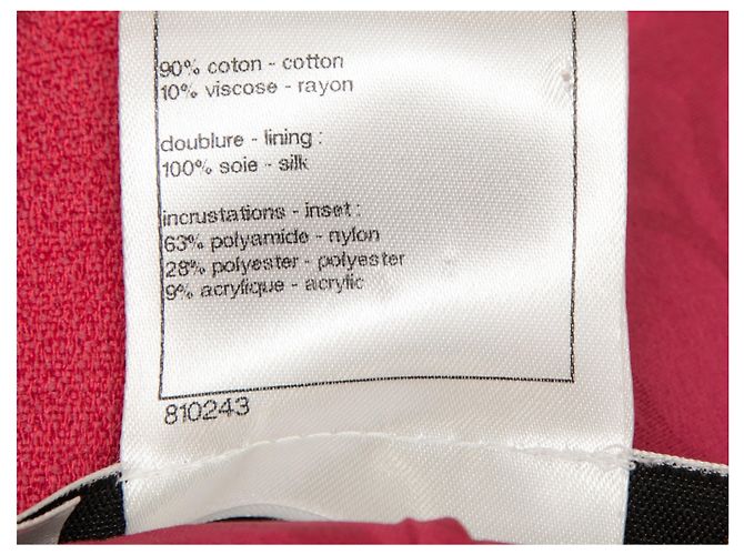 CHANEL Jacken T.FR 46 Synthetisch Grau - Ansicht 5