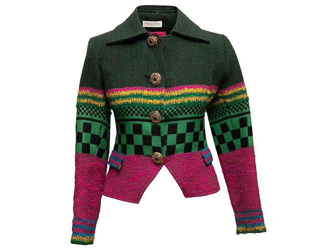 FALDA CHRISTIAN LACROIX T.FR 36 Lana Negro - vista 2