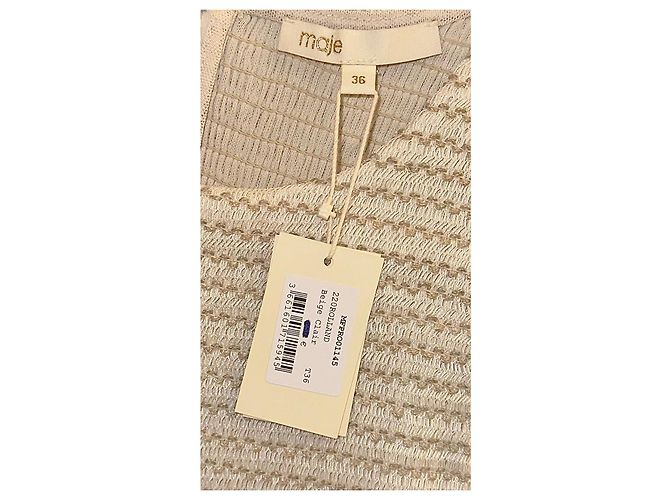 Maje Kleid aus Spitze Creme - Ansicht 4