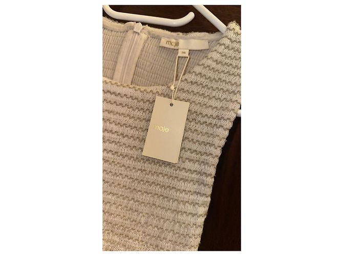 Maje Kleid aus Spitze Creme - Ansicht 6