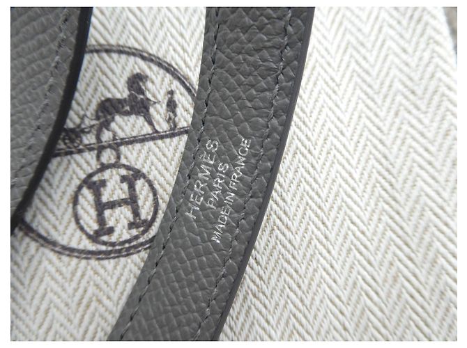 Tracolla Hermès Kelly 28 grigio gabbiano nuova con dustbag - vista 6