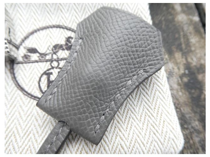 Hermès grigio gabbiano Kelly Sellier 21cm campanella e cerniera nuova dustbag lucchetto argento palladio - vista 2