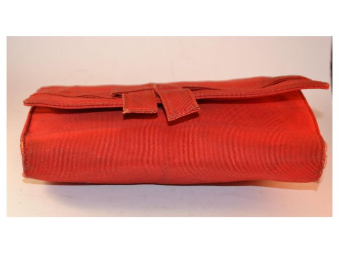 Pochette Gianni Versace Rossa in Tessuto Rosso - vista 2
