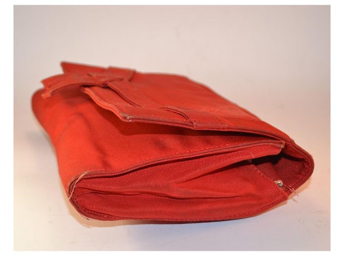 Pochette Gianni Versace Rossa in Tessuto Rosso - vista 3