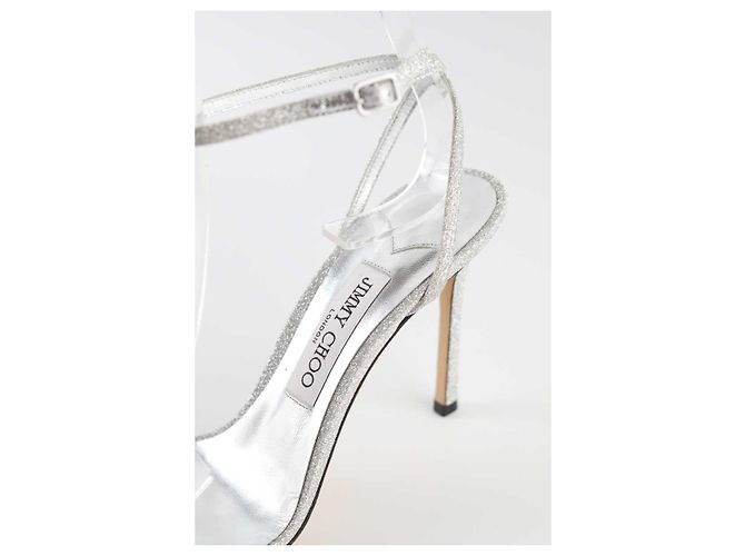 Jimmy Choo Silberne Absätze - Ansicht 5