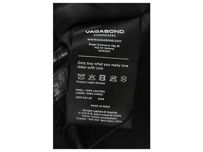 Vagabond Giacca di pelle nera Nero - vista 7