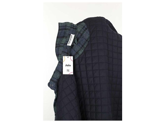 Autre Marque Giacca di cotone blu - vista 4