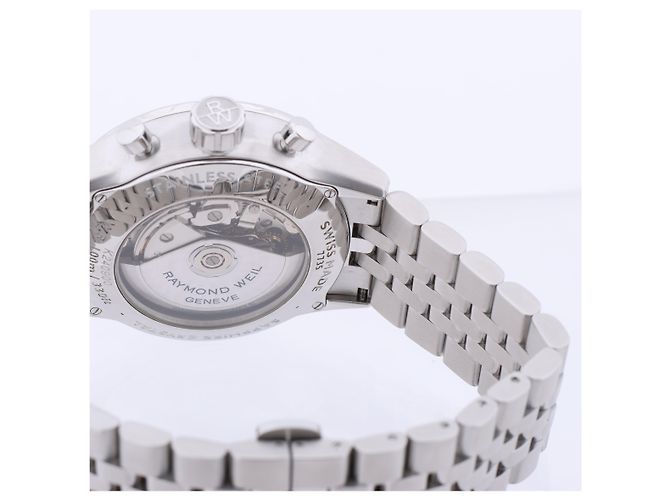 Raymond Weil Freelancer 7735-ST-60001 Grau/Stahl 42 mm Uhr - Ansicht 9
